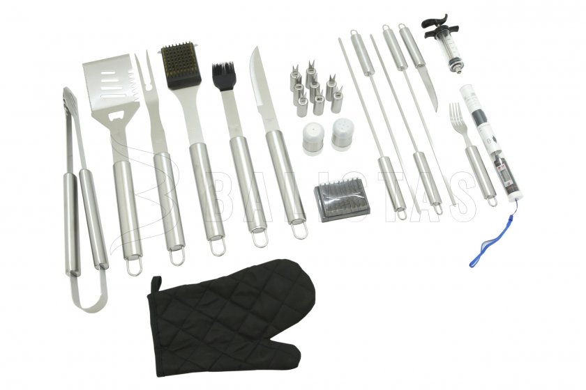 Juego de 27 utensilios para barbacoa Cattara