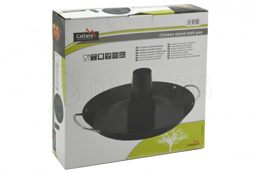 Sartén con soporte para pollo Cattara