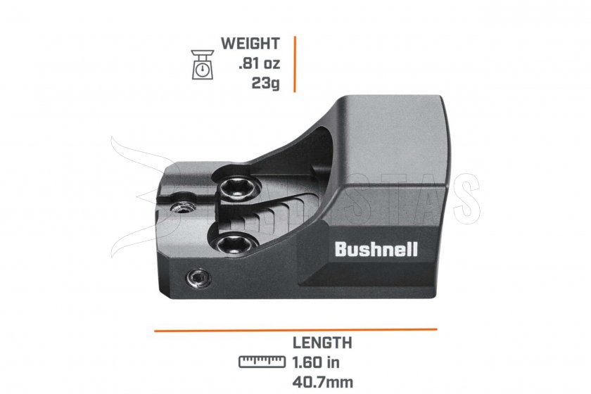 Colimador Bushnell RXU-200 1x21 negro reflectante