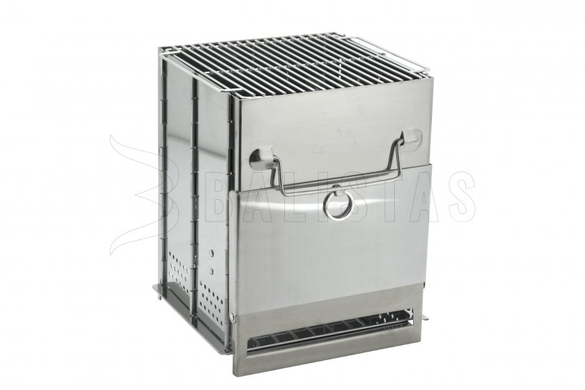 Parrilla cocina de leña cubo plegable