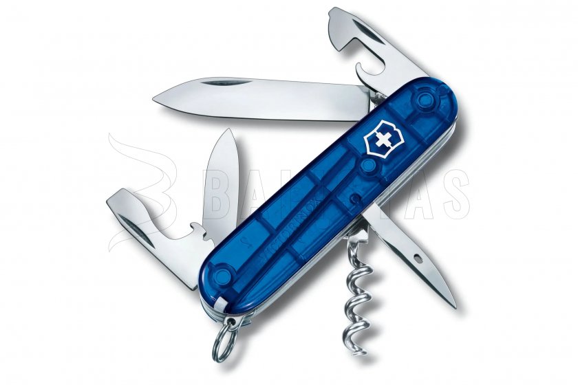Navaja multifunción Victorinox Spartan azul transparente