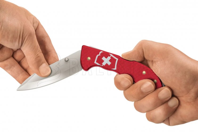 Cuchillo Victorinox Evoke Alox rojo