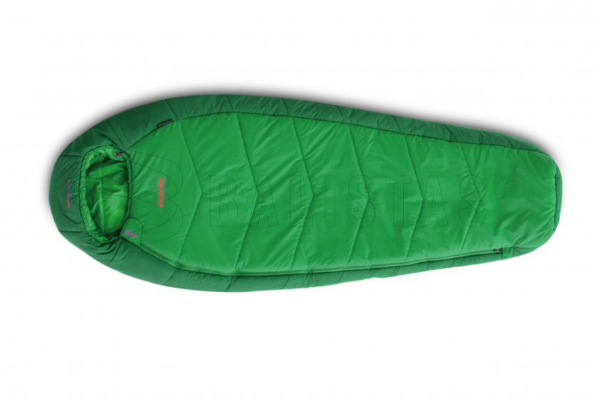 Saco de dormir Pinguin Mistral Junior PFM 150cm verde derecha