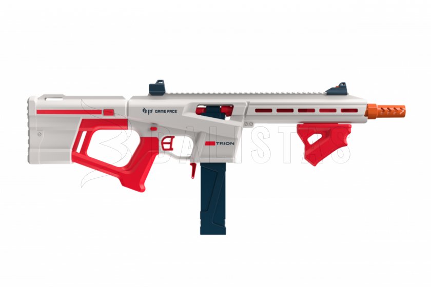 Game Face Trion espuma blaster rifle rojo
