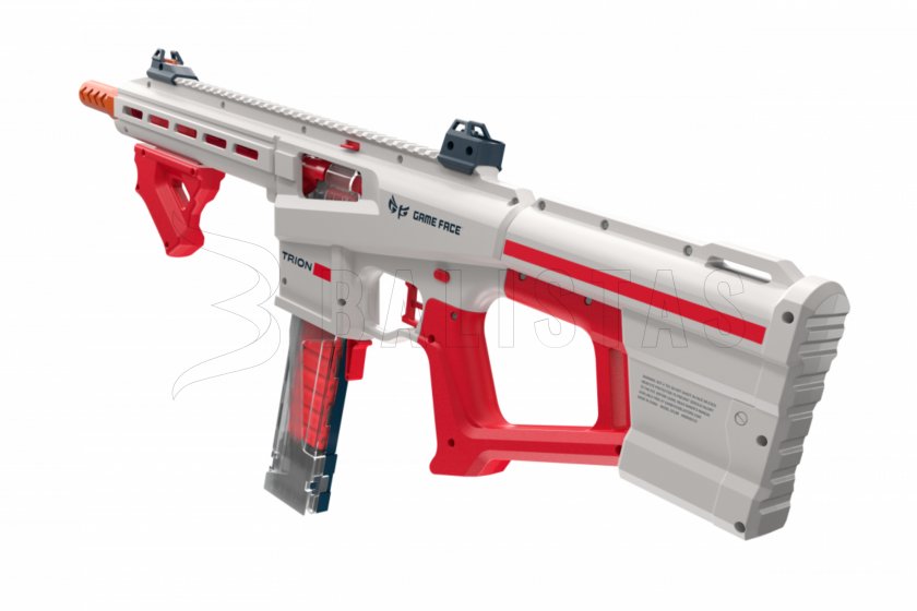 Game Face Trion espuma blaster rifle rojo
