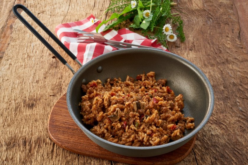 Stroganoff de ternera seleccionado con arroz Trek'n Eat