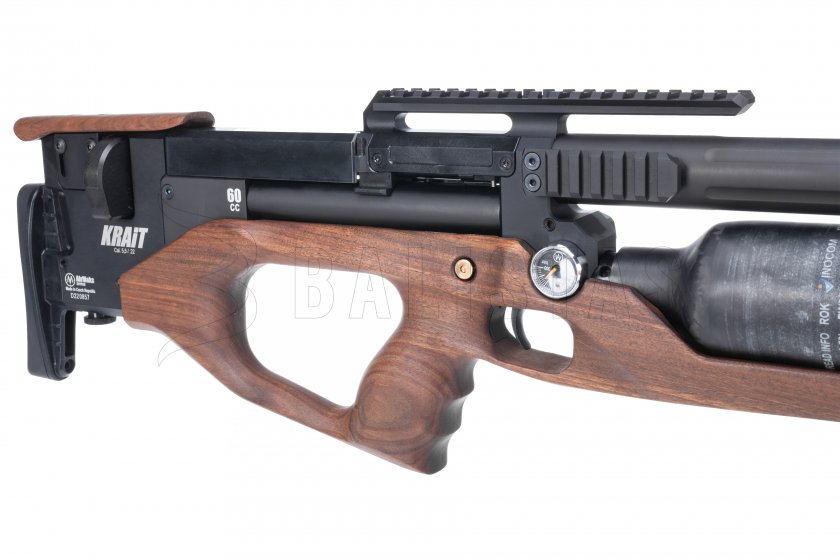 Carabina de aire comprimido AirMaks Krait WX 700cc 6,35mm Madera