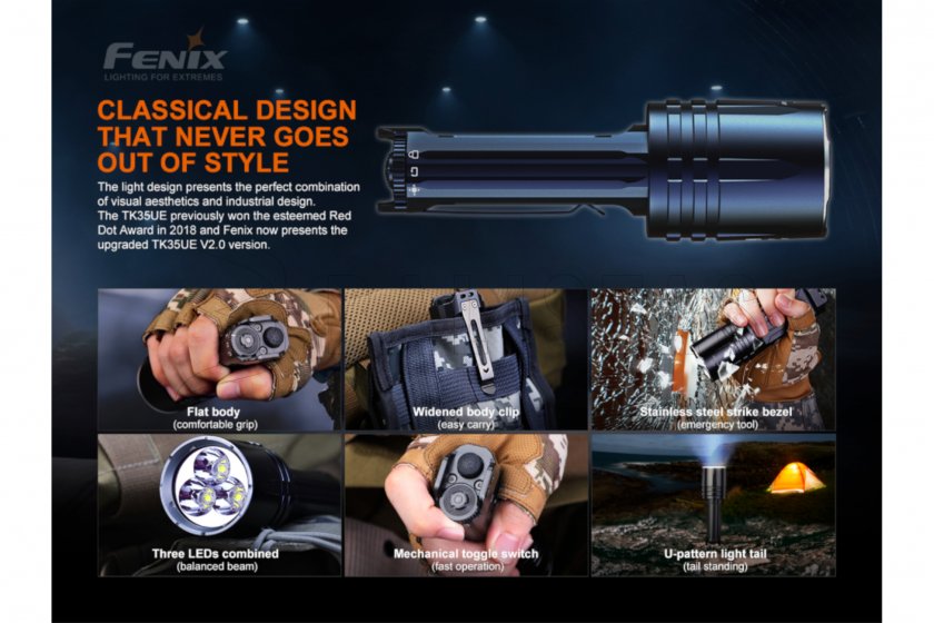 Linterna LED Fenix TK35 UE V2.0