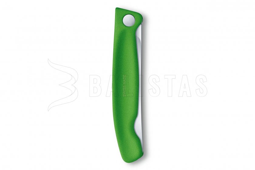 Cuchillo para verduras Victorinox de hoja ondulada Verde