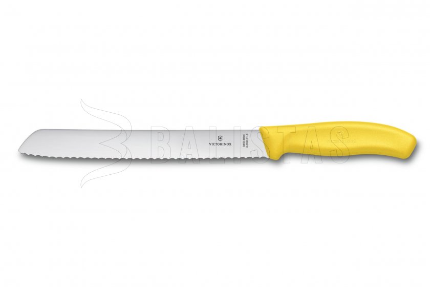 Cuchillo para pan Victorinox 21cm amarillo