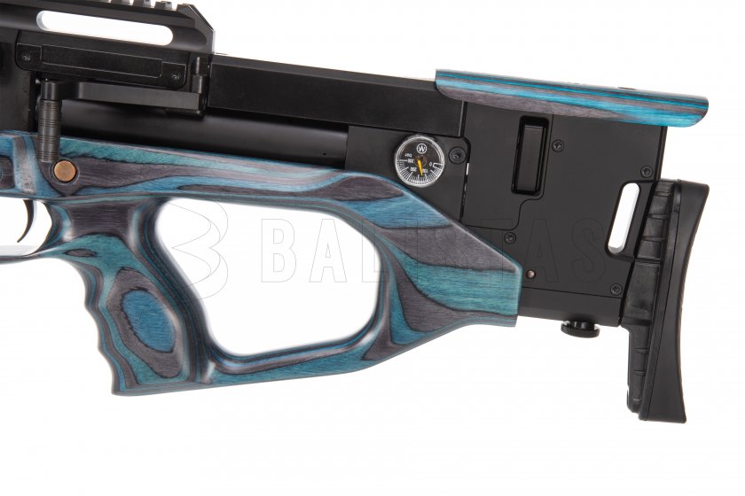 Carabina de aire comprimido AirMaks Krait WX 700cc 6,35mm Azul Lamino