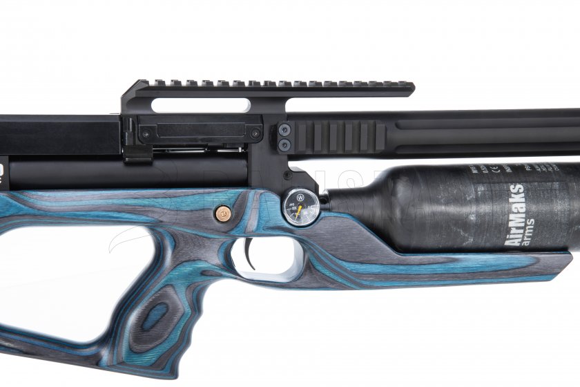 Carabina de aire comprimido AirMaks Krait WX 700cc 6,35mm Azul Lamino