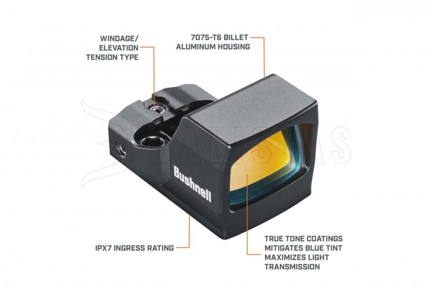 Colimador Bushnell RXC-200 Compact 1x21 negro reflectante