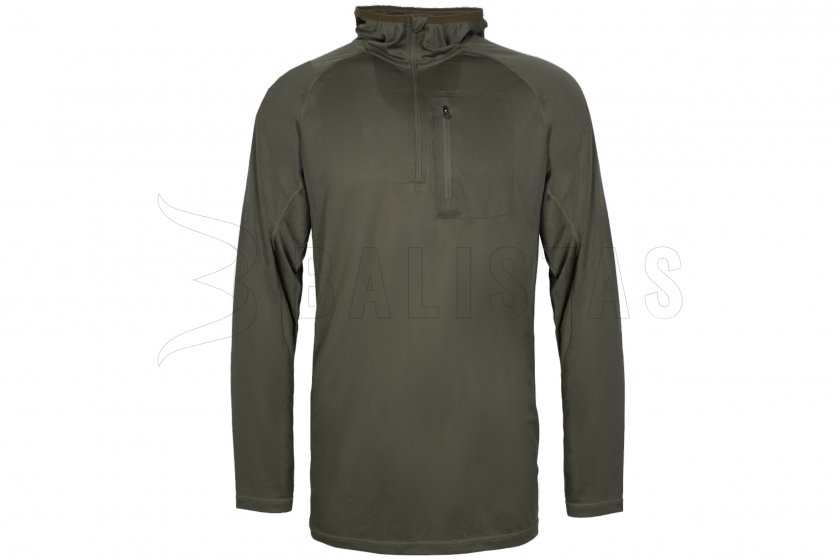 Camiseta de manga larga con capucha Remington Foliage Dark Olive