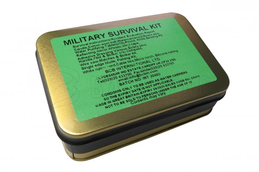 Kit de supervivencia militar Last Rescue Box, BCB