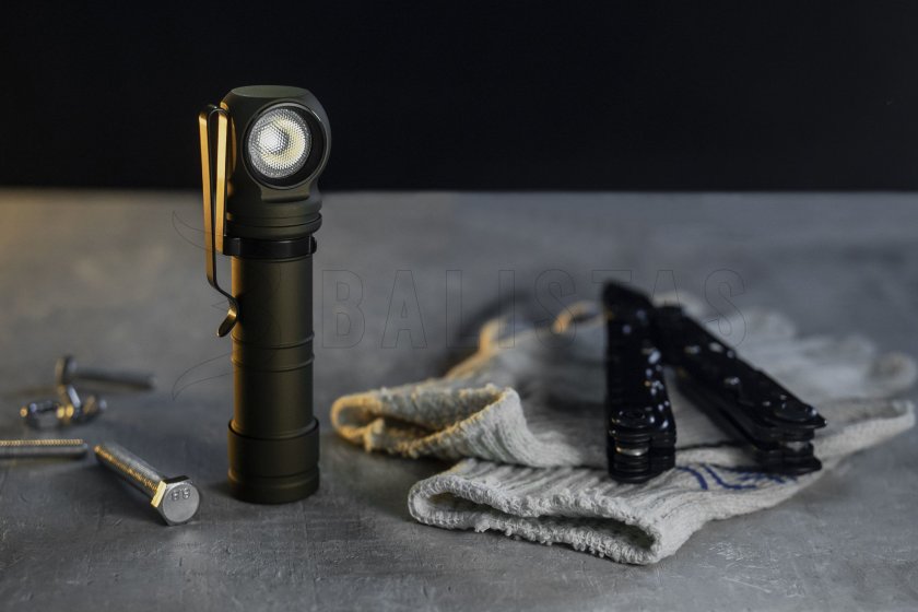 Linterna frontal Armytek Wizard C2 Pro MAX Oliva Luz Fría