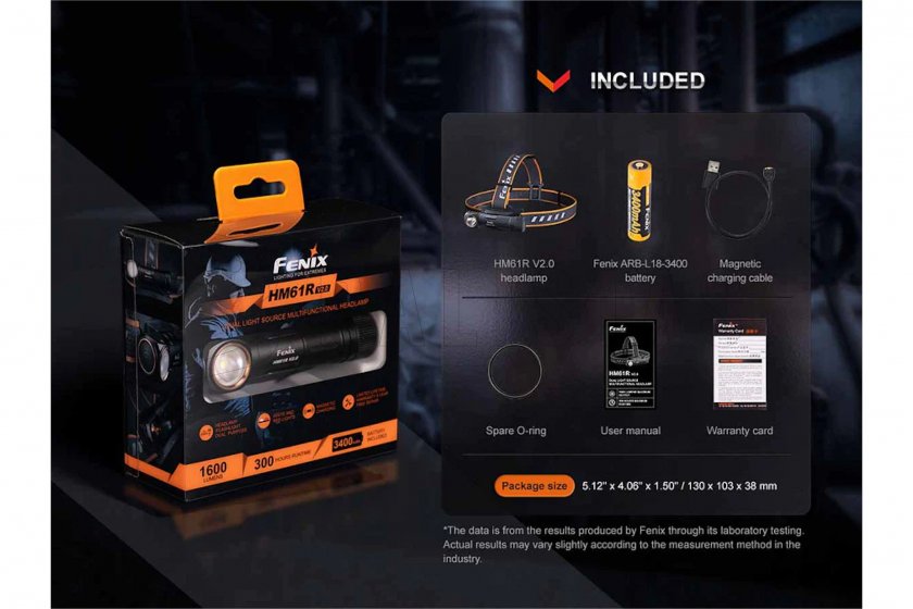 Linterna frontal Fenix HM61R V2.0