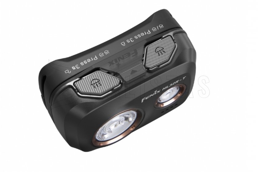 Linterna frontal recargable Fenix HL32R-T negra