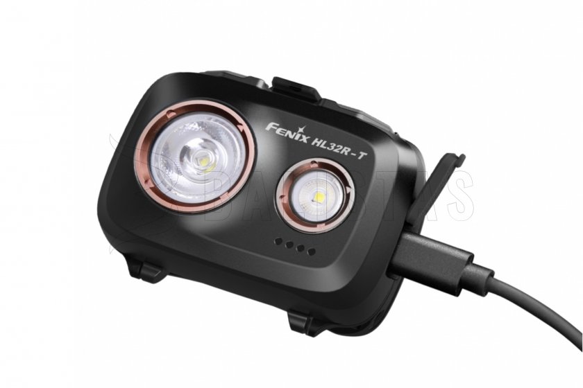 Linterna frontal recargable Fenix HL32R-T negra