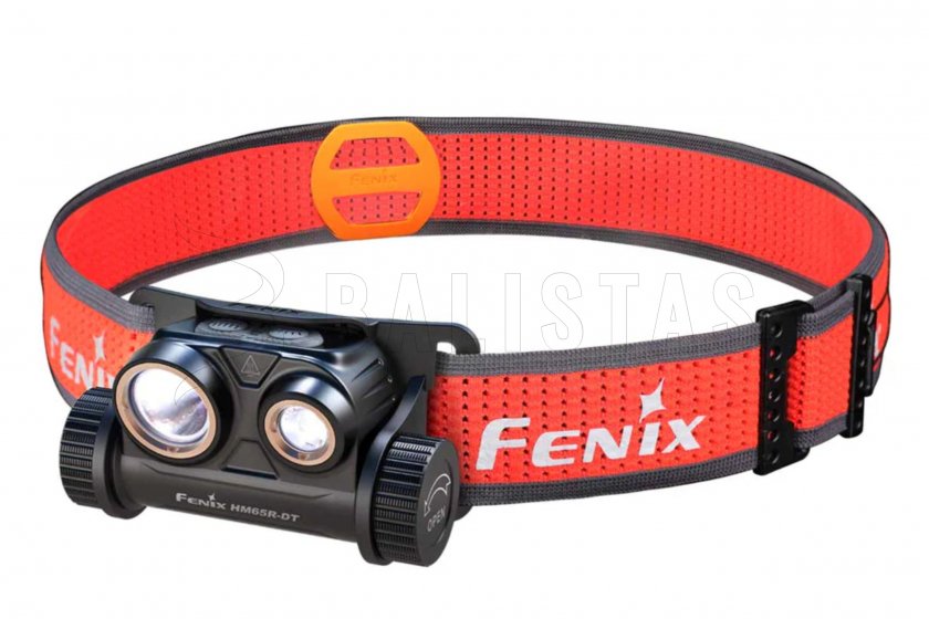 Frontal recargable Fenix HM65R-DT negra