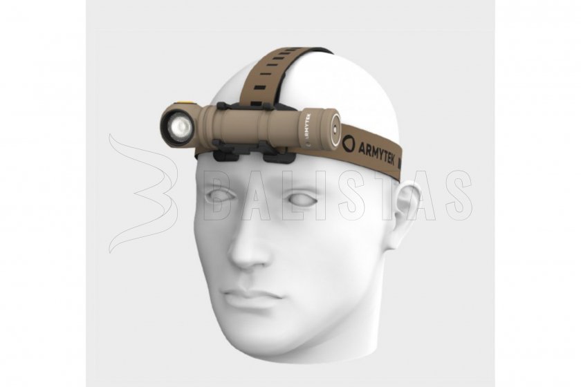Linterna frontal Armytek Wizard C2 Pro Cold Light Sand