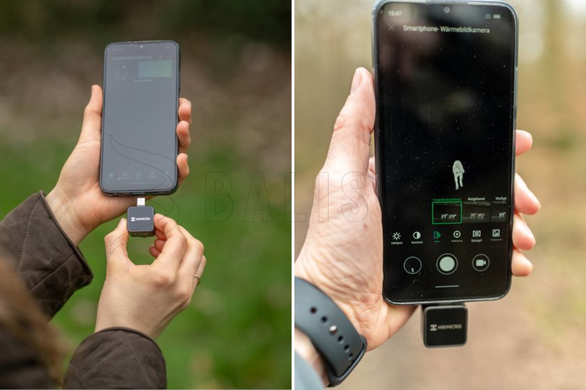Cámara termográfica para smartphone Hikmicro EXPLORER E20 Plus