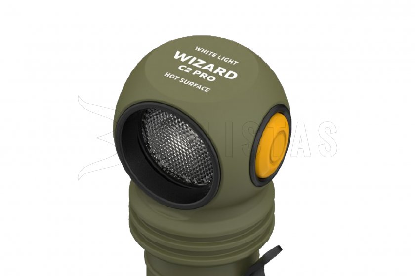 Linterna frontal Armytek Wizard C2 Pro Cold Light Oliva
