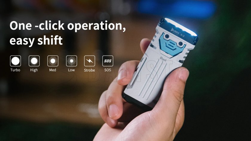 Linterna Wuben X2 Negra