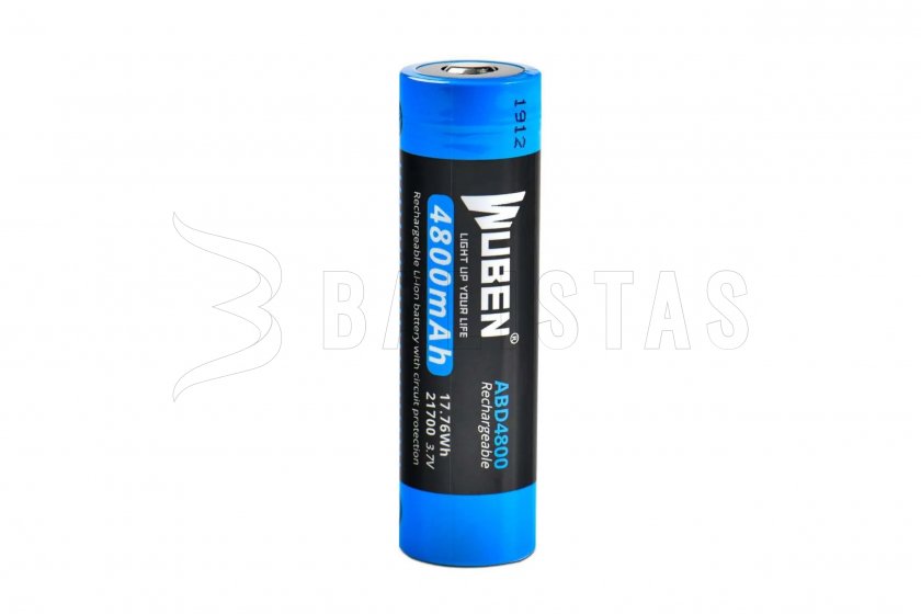 Batería Wuben 21700 B Li-Ion 4800mAh