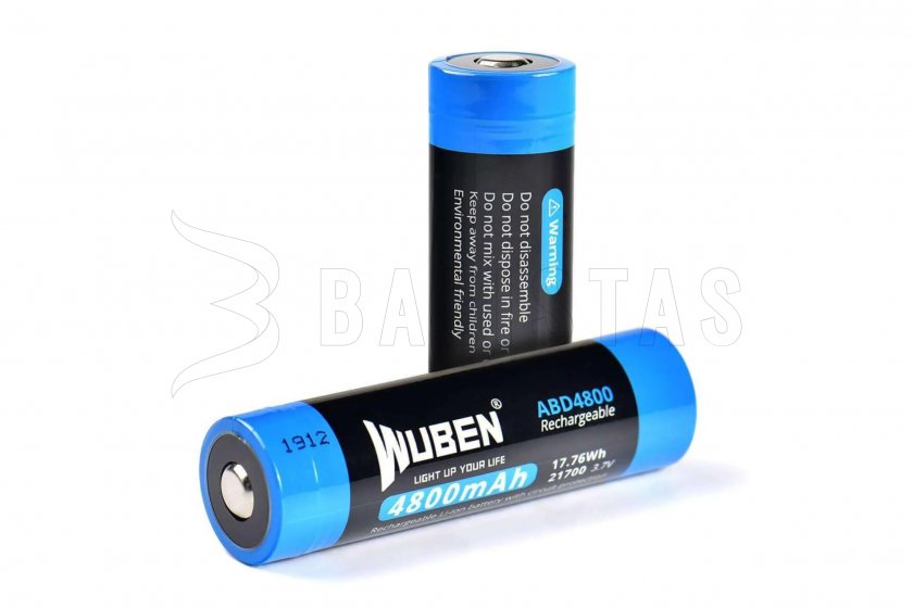 Batería Wuben 21700 B Li-Ion 4800mAh