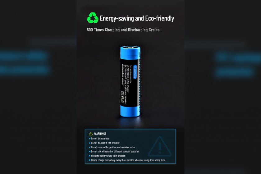 Batería Wuben 21700 B Li-Ion 4800mAh
