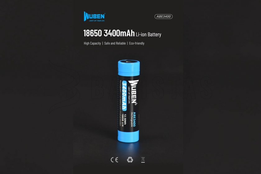 Batería Wuben 3400B x Li-Ion 3400mAh
