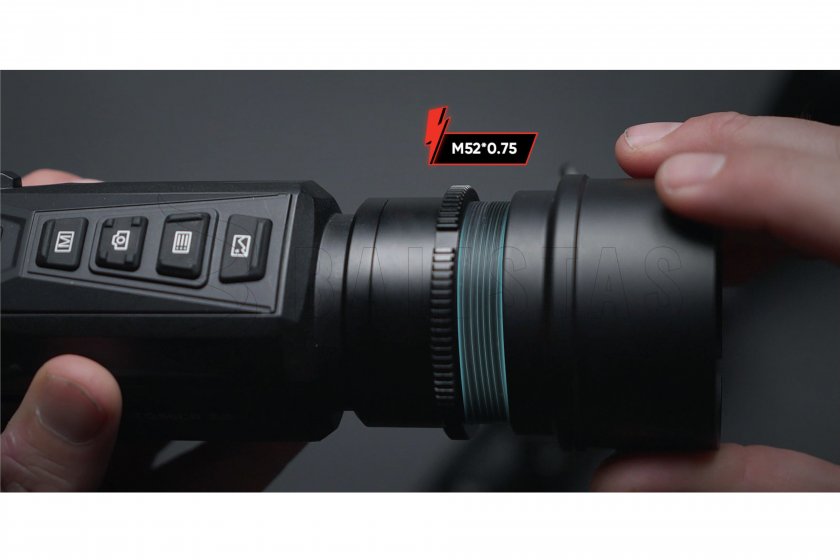 Mira delantera de imagen térmica Hikmicro THUNDER TE19CR 2.0