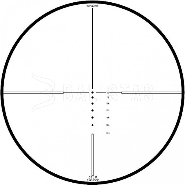 Visor Hawke Vantage IR 4-12x50 .22 LR Subsonic