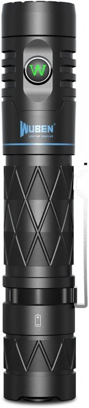 Linterna Wuben E12R negra