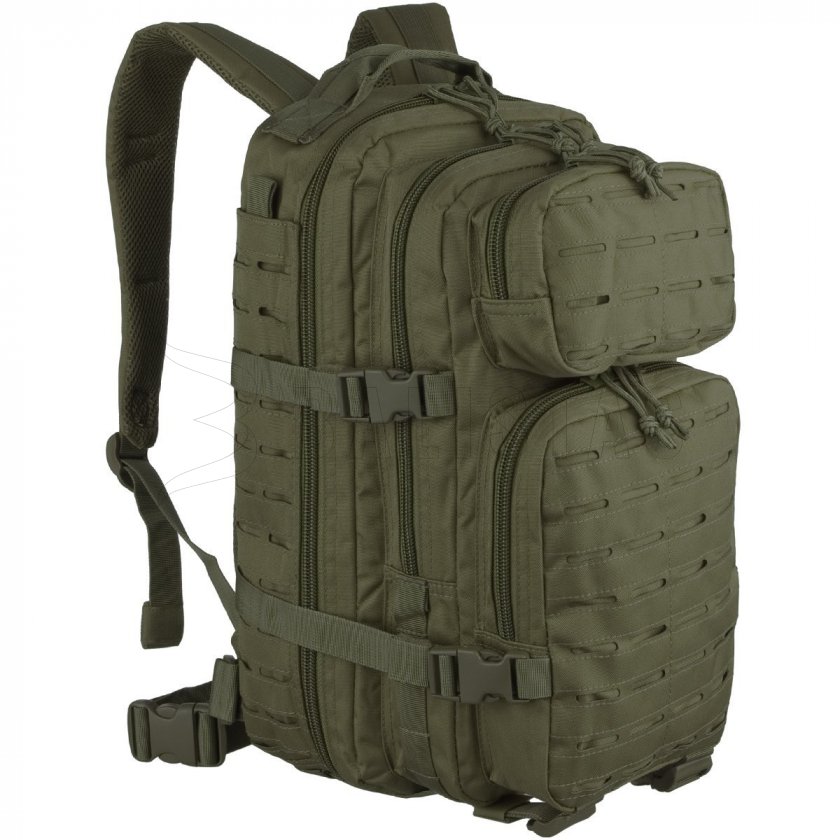 Mochila Mil-Tec US Assault Laser Cut 20l verde