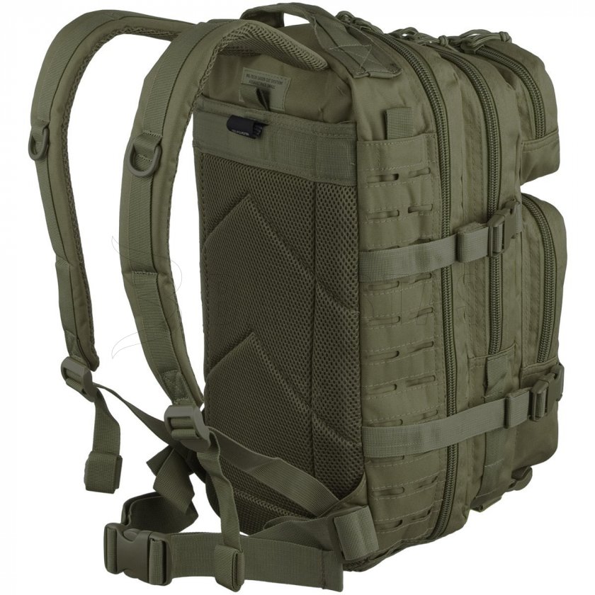 Mochila Mil-Tec US Assault Laser Cut 20l verde