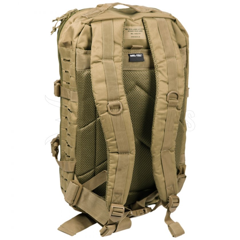 Mochila Mil-Tec US Assault Laser Cut 36l Coyote