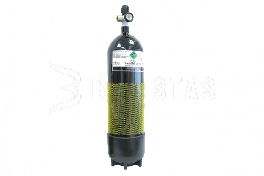Botella de buceo 12L con manómetro y manguera