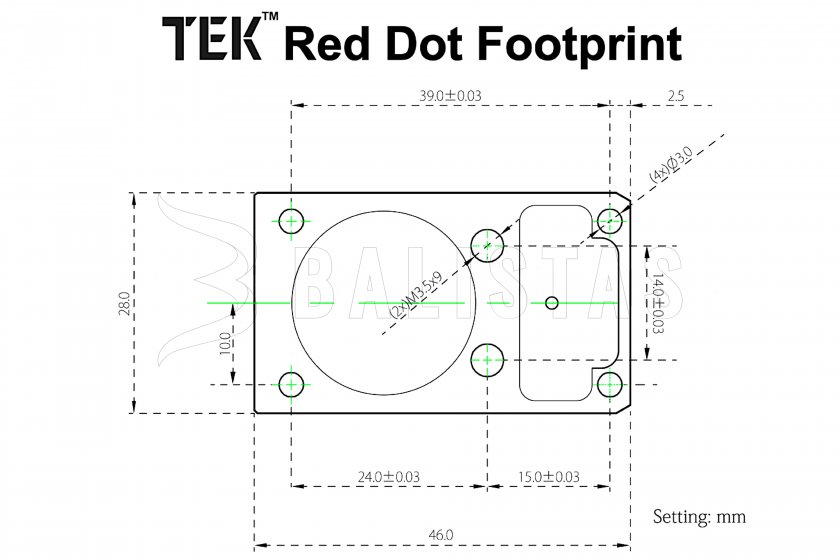 Colimador Vector Optics Frenzy 1x17x24 Verde (TEK)