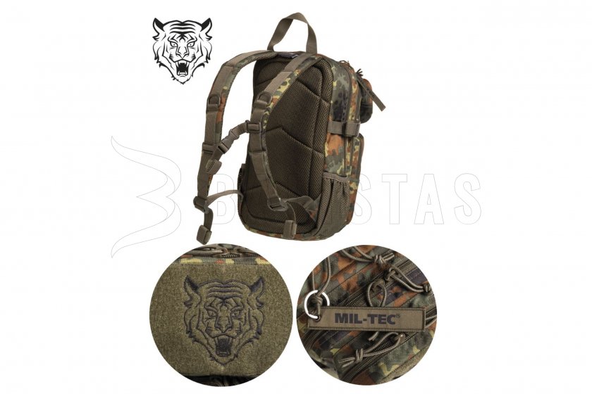 Mochila Mil-Tec US ASSAULT infantil FLECKTARN