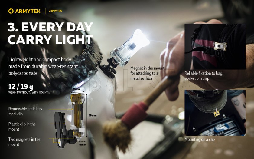 Armytek Zippy ES Llavero azul