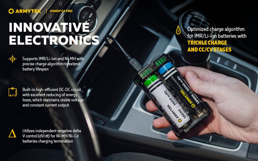 Cargador Armytek Handy C2 Pro