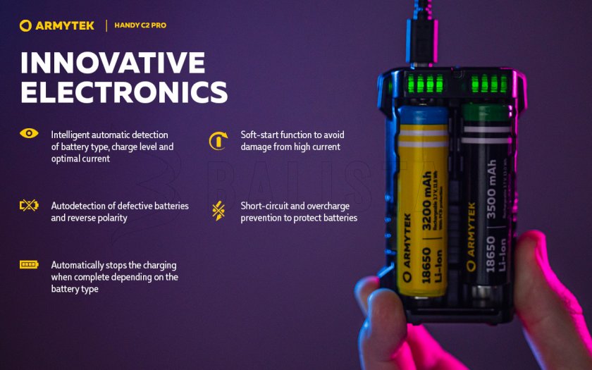 Cargador Armytek Handy C2 Pro