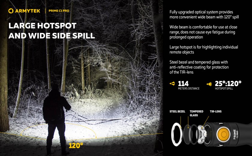 Armytek Prime C1 Pro Linterna de Luz Fría