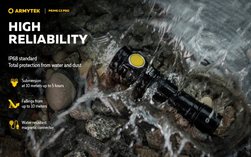 Linterna Armytek Prime C2 Pro v4 Luz Fría