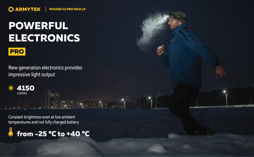 Linterna Armytek Wizard C2 Pro MAX LR luz fría