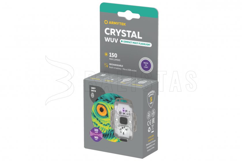 Armytek Crystal linterna multifunción - gris UV