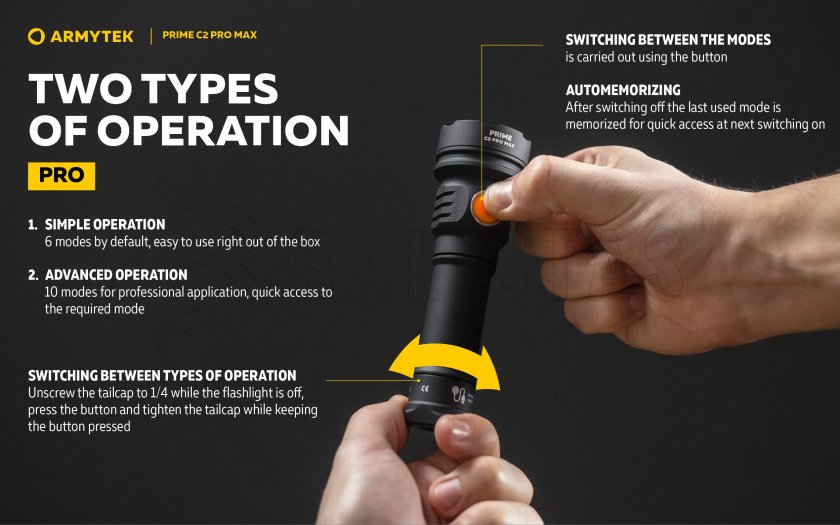 Linterna Armytek Prime C2 Pro Max Warm Light