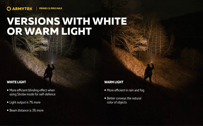 Linterna Armytek Prime C2 Pro Max Warm Light